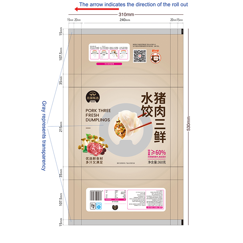 Food Automatic Packaging Film Roll