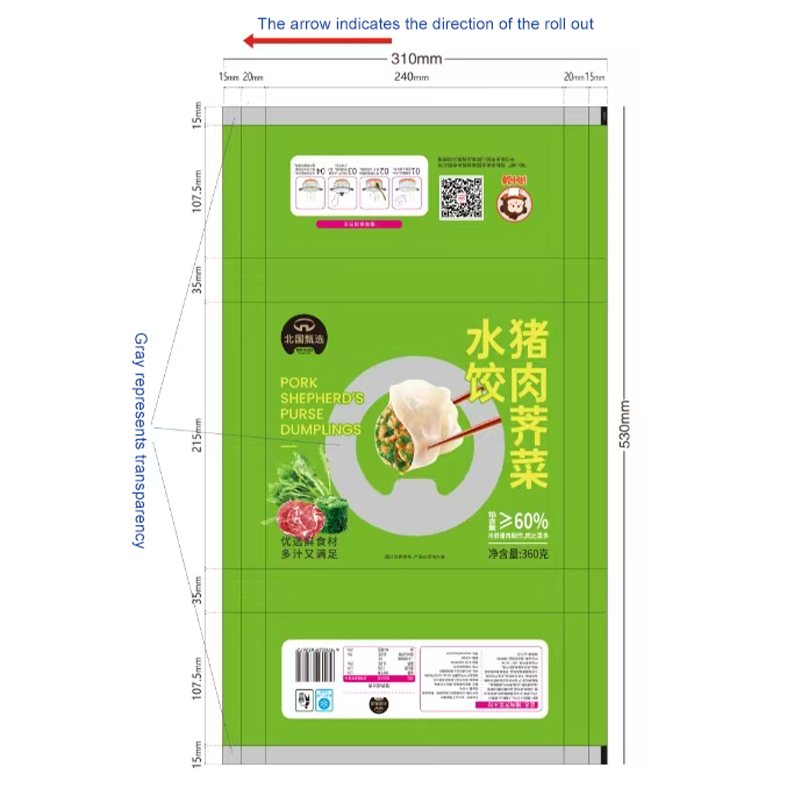 Food Automatic Packaging Film Roll